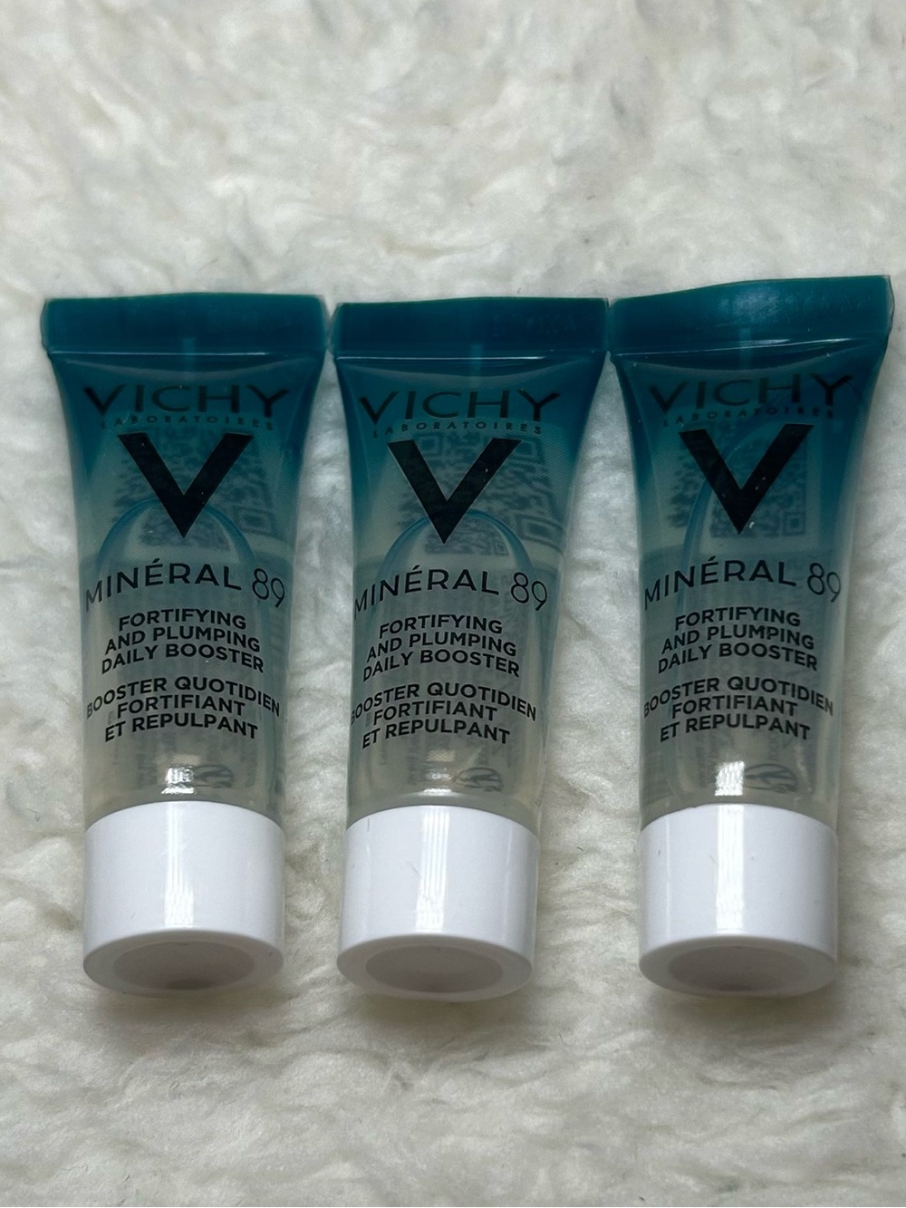 Vichy Mineral 89 Fortifying And Plumping Daily Booster 3 Pack NEW Samples